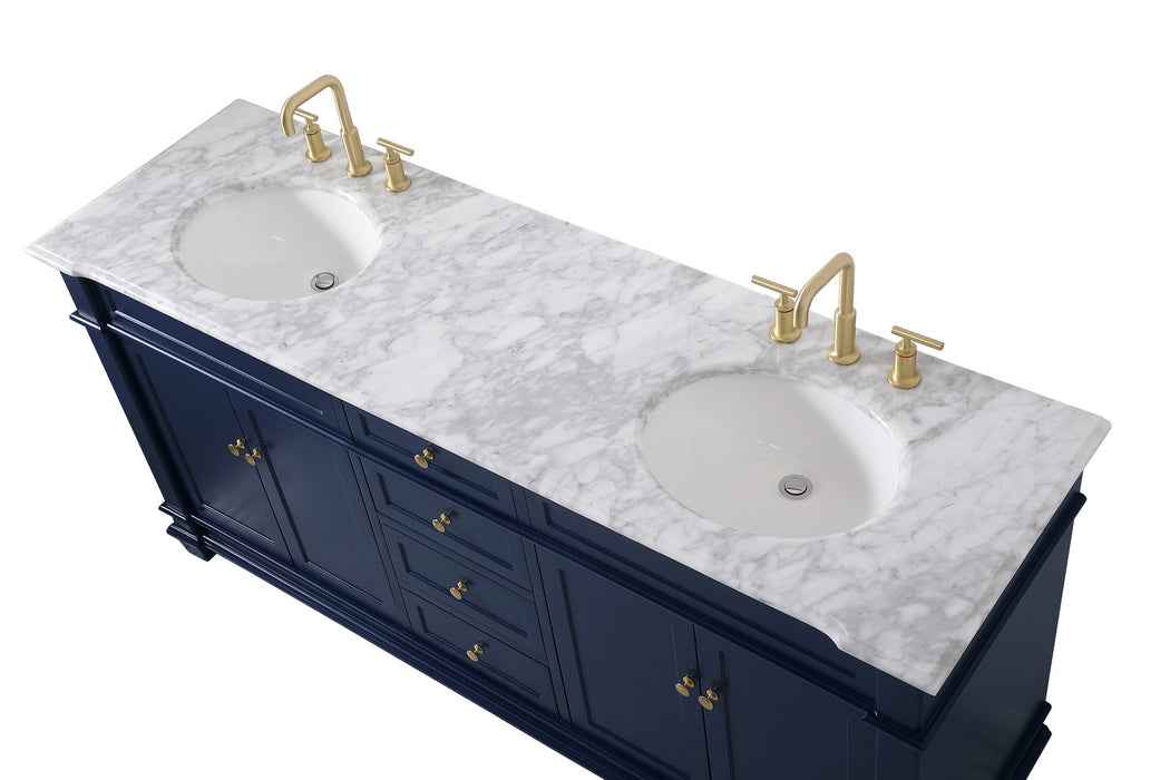 Elegant Lighting VF50072DBL Bathroom Vanity Set, Blue