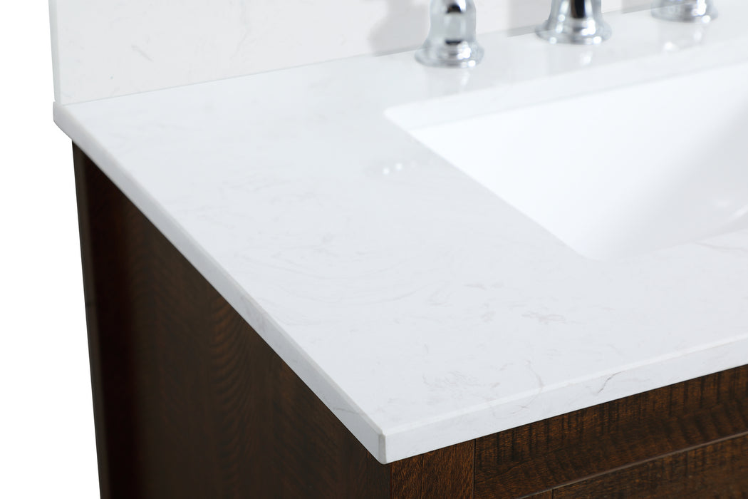 Elegant Lighting VF16030EX-BS Bathroom Vanity Set, Expresso