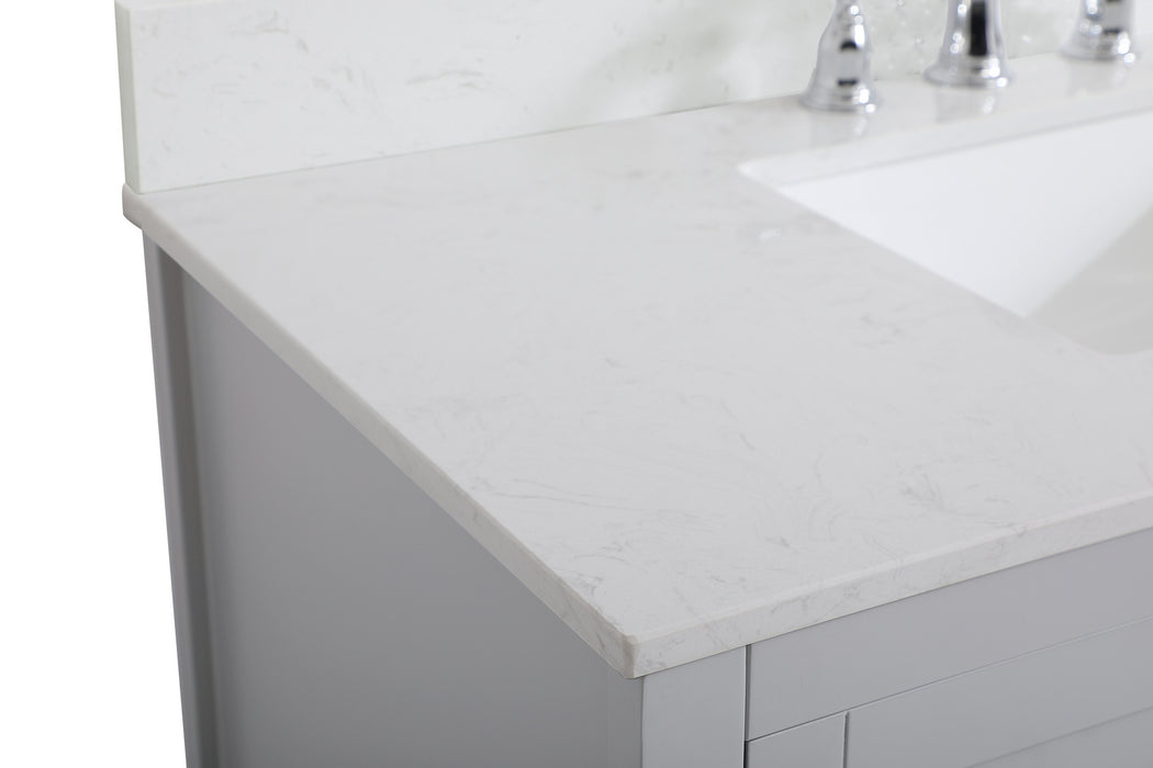 Elegant Lighting VF16042GR-BS Bathroom Vanity Set, Grey