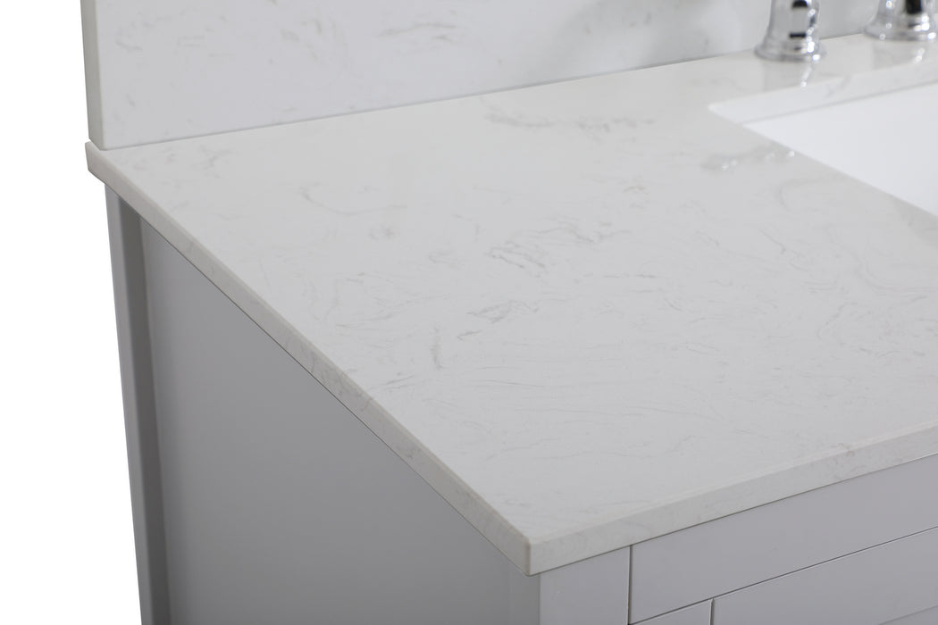 Elegant Lighting VF16048GR-BS Bathroom Vanity Set, Grey