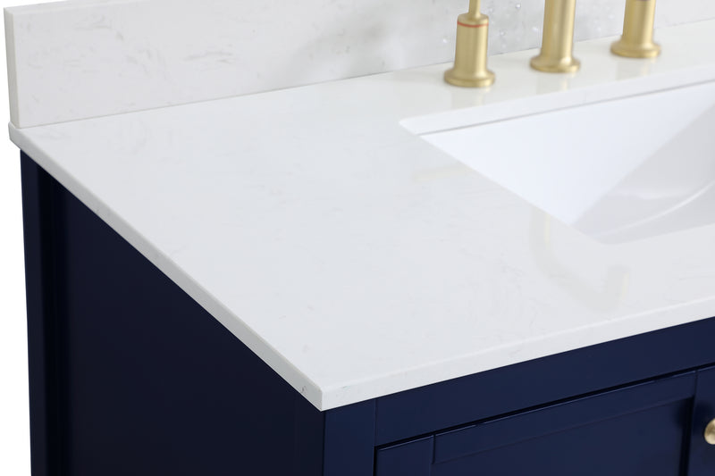 Elegant Lighting VF16442BL-BS Bathroom Vanity Set, Blue