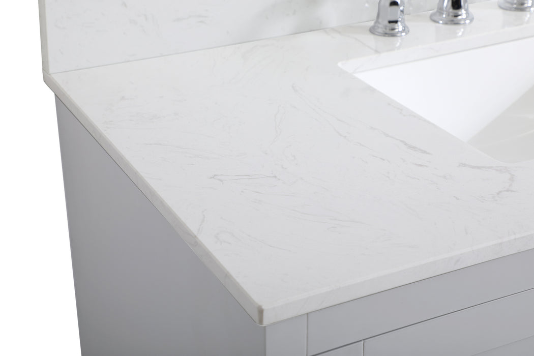 Elegant Lighting VF17042GR-BS Bathroom Vanity Set, Grey