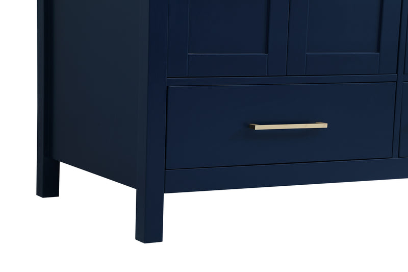 Elegant Lighting VF18836BL-BS Bathroom Vanity Set, Blue