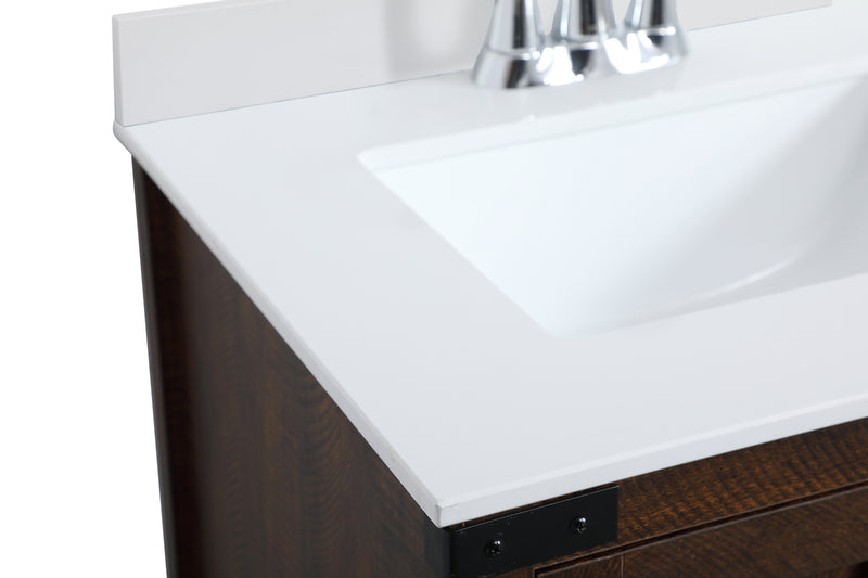 Elegant Lighting VF90236EX-BS Bathroom Vanity Set, Expresso
