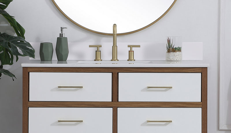 Elegant Lighting BS1040VW Backsplash, Ivory White
