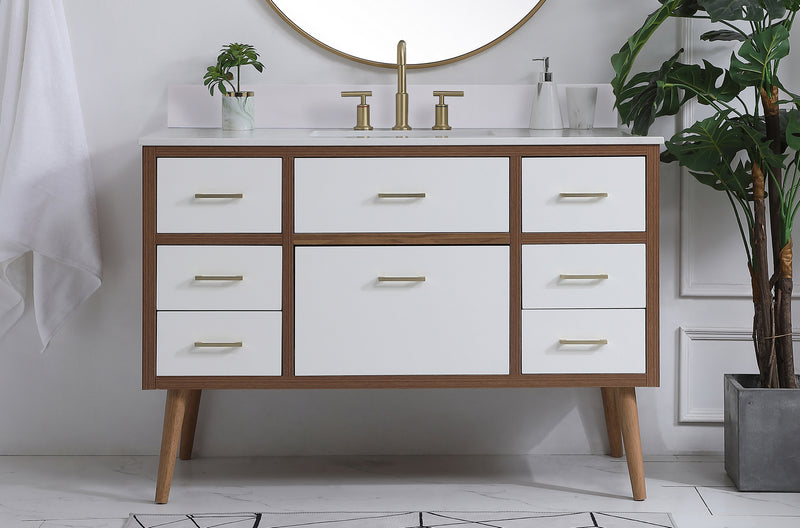 Elegant Lighting BS1048VW Backsplash, Ivory White
