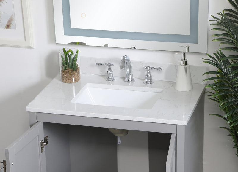 Elegant Lighting BS1130CW Backsplash, Calacatta White