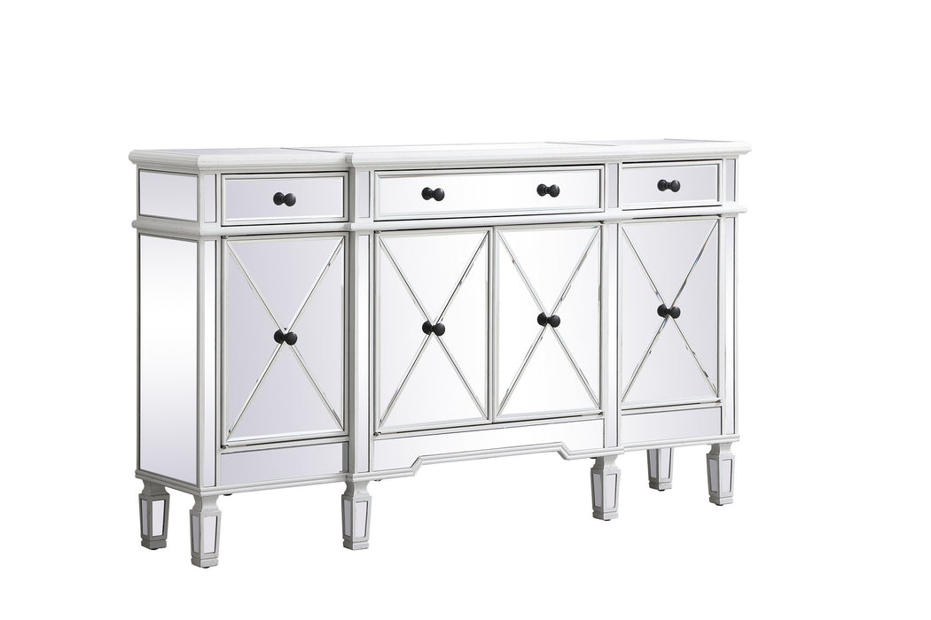 Elegant Lighting MF6-1001AW Credenza, Antique White