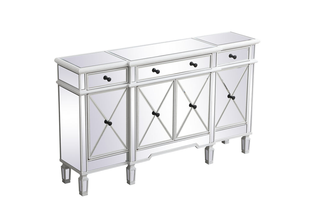 Elegant Lighting MF6-1001AW Credenza, Antique White