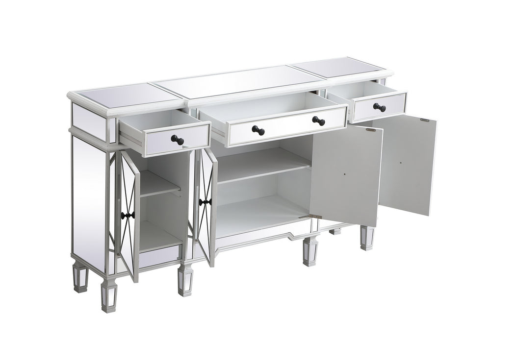 Elegant Lighting MF6-1001AW Credenza, Antique White