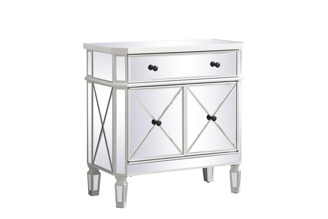 Elegant Lighting MF6-1002AW Cabinet, Antique White