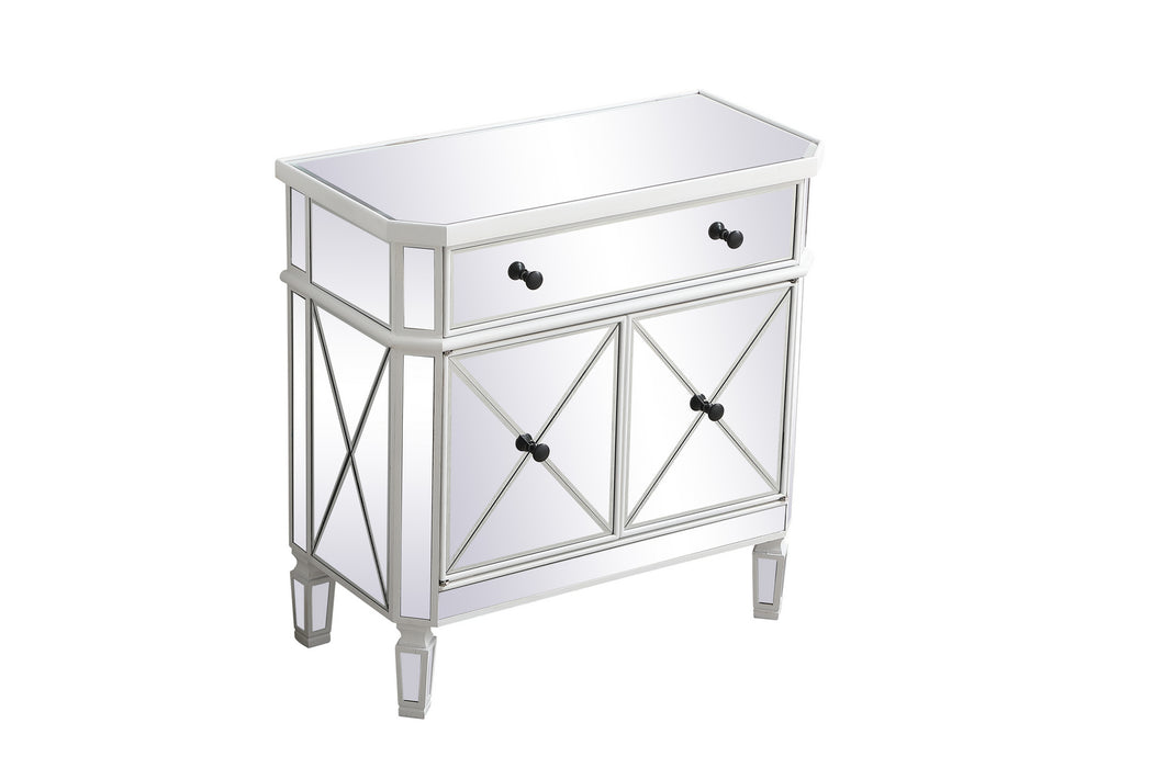 Elegant Lighting MF6-1002AW Cabinet, Antique White