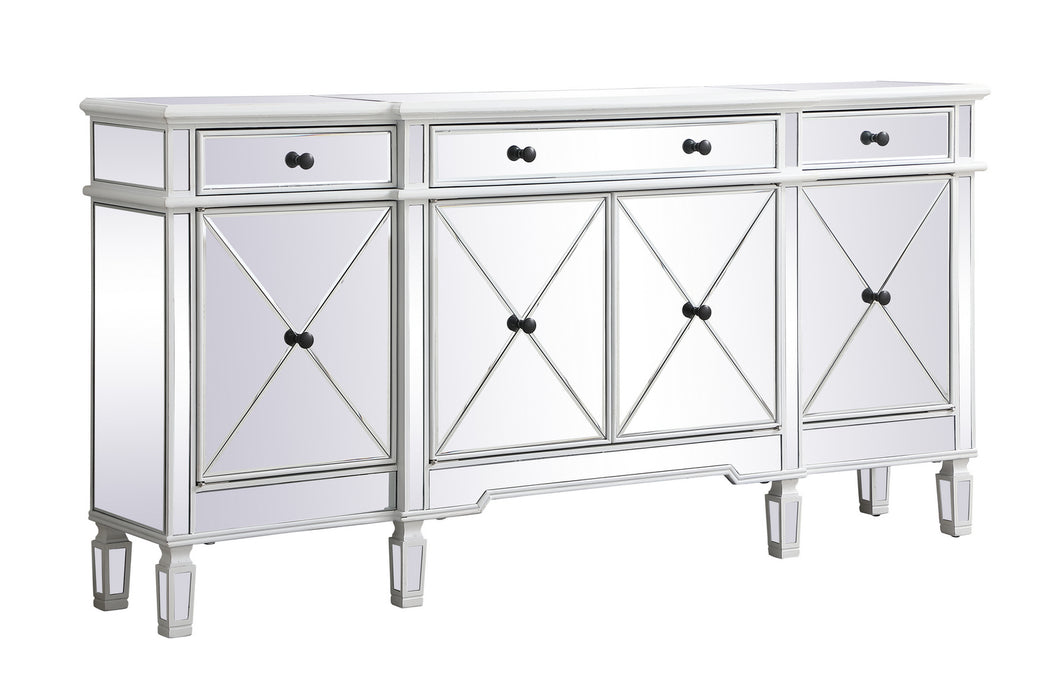 Elegant Lighting MF6-2111AW Credenza, Antique White