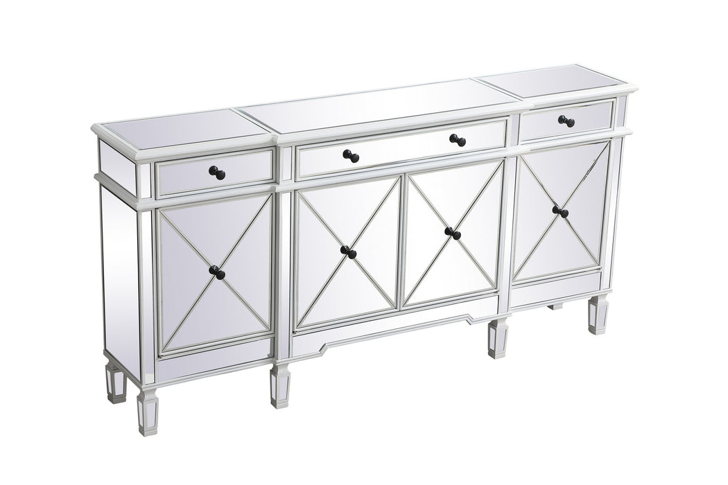 Elegant Lighting MF6-2111AW Credenza, Antique White