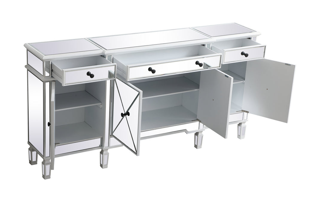 Elegant Lighting MF6-2111AW Credenza, Antique White