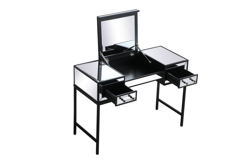 Elegant Lighting MF73020BK Vanity Table, Black