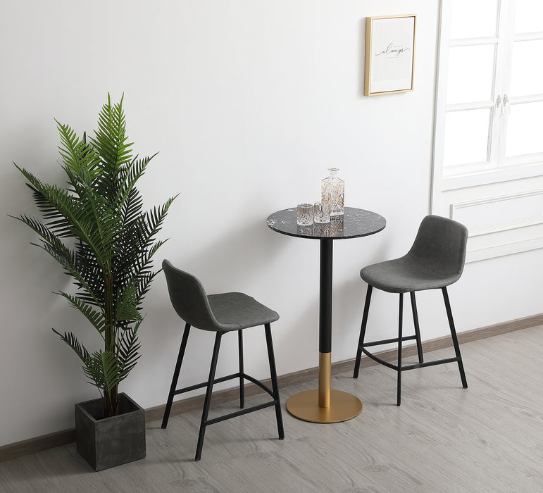 Elegant Lighting AF110224BK Pub Table, Black