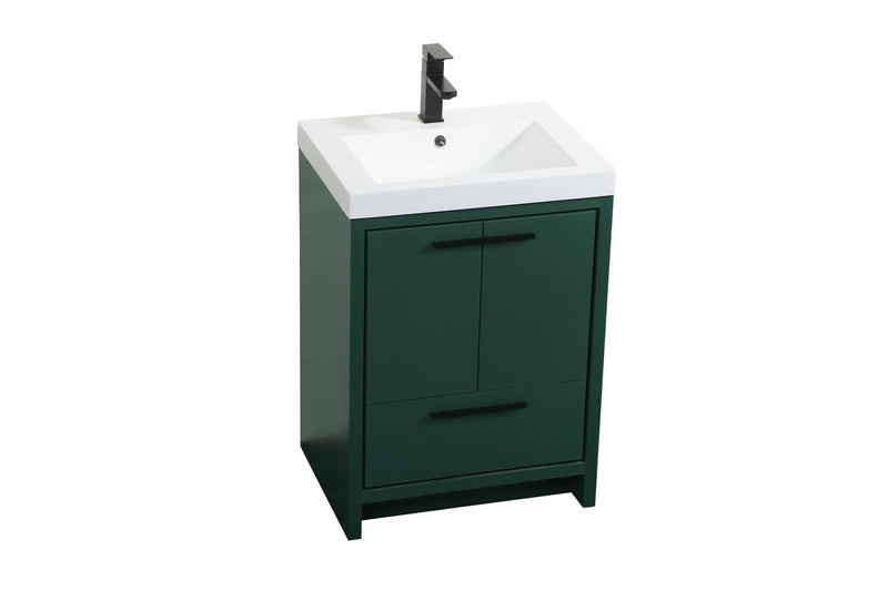 Elegant Lighting VF46024MGN Bathroom Vanity Set, Green