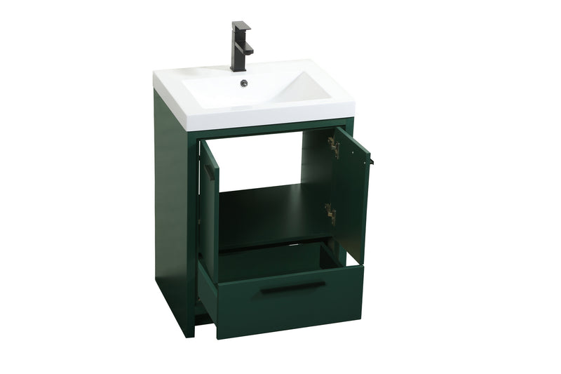 Elegant Lighting VF46024MGN Bathroom Vanity Set, Green