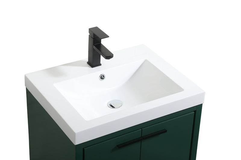 Elegant Lighting VF46024MGN Bathroom Vanity Set, Green