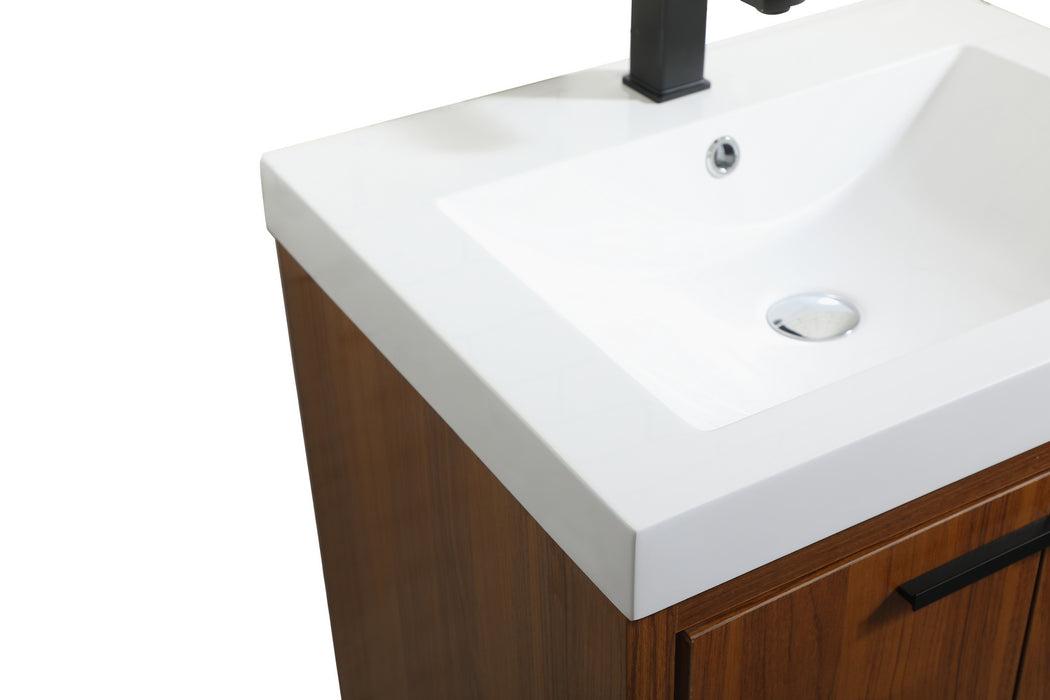 Elegant Lighting VF46024MTK Bathroom Vanity Set, Teak