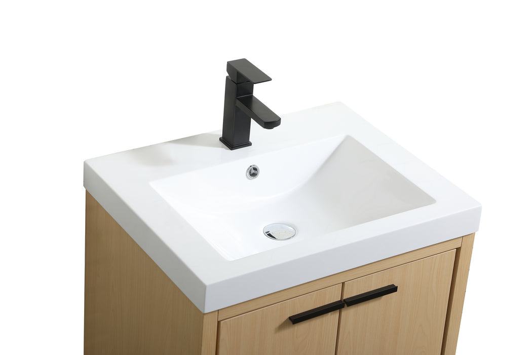 Elegant Lighting VF46024MMP Bathroom Vanity Set, Maple