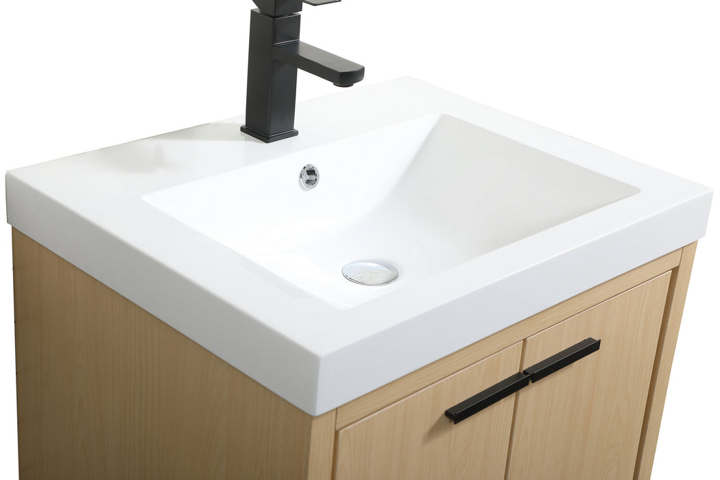 Elegant Lighting VF46024MMP Bathroom Vanity Set, Maple