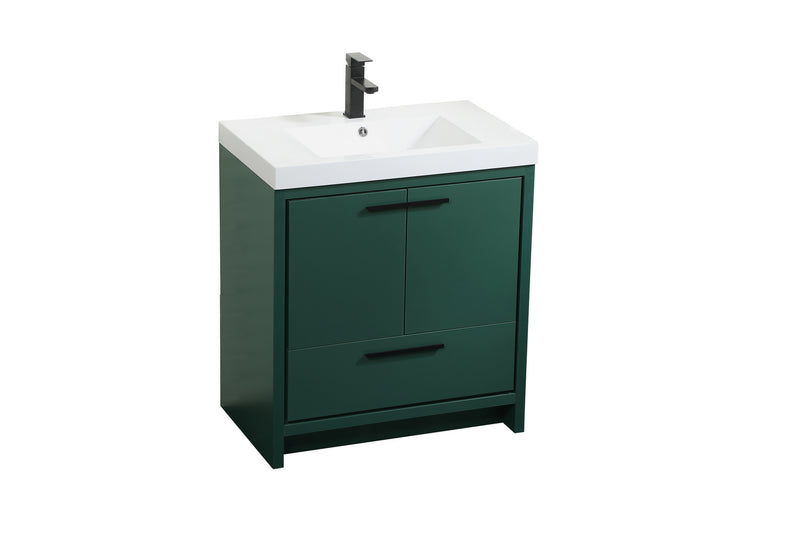 Elegant Lighting VF46030MGN Bathroom Vanity Set, Green