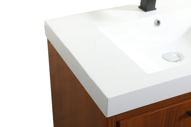 Elegant Lighting VF46030MTK Bathroom Vanity Set, Teak