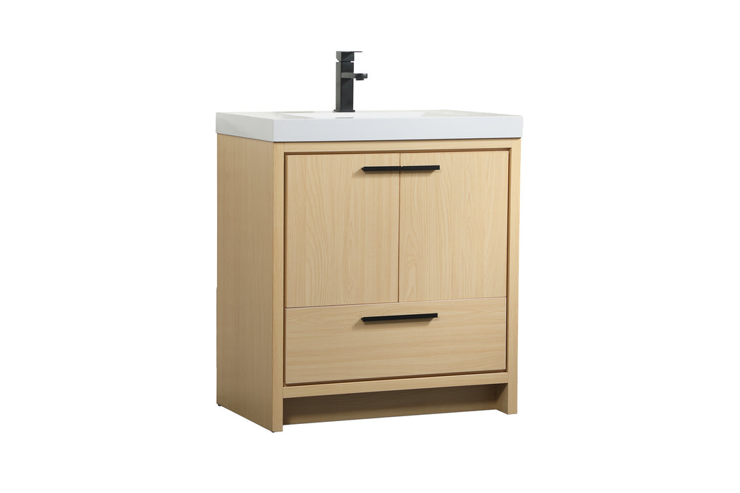 Elegant Lighting VF46030MMP Bathroom Vanity Set, Maple