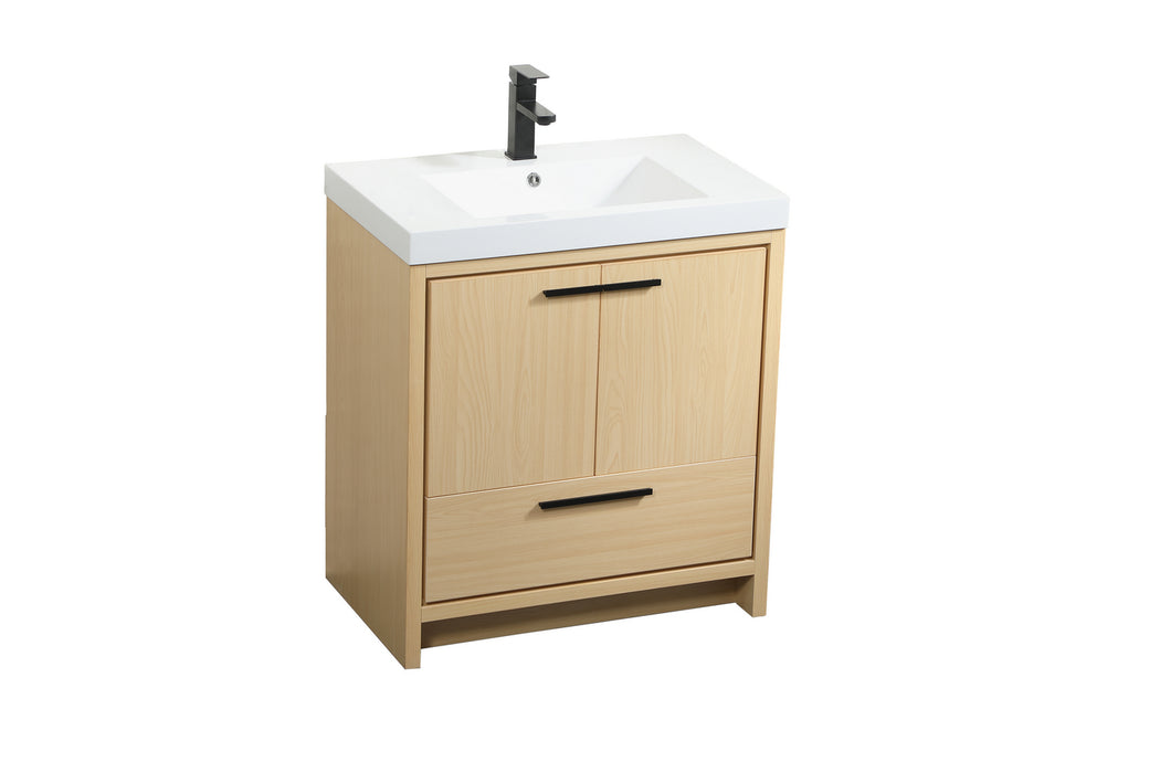Elegant Lighting VF46030MMP Bathroom Vanity Set, Maple