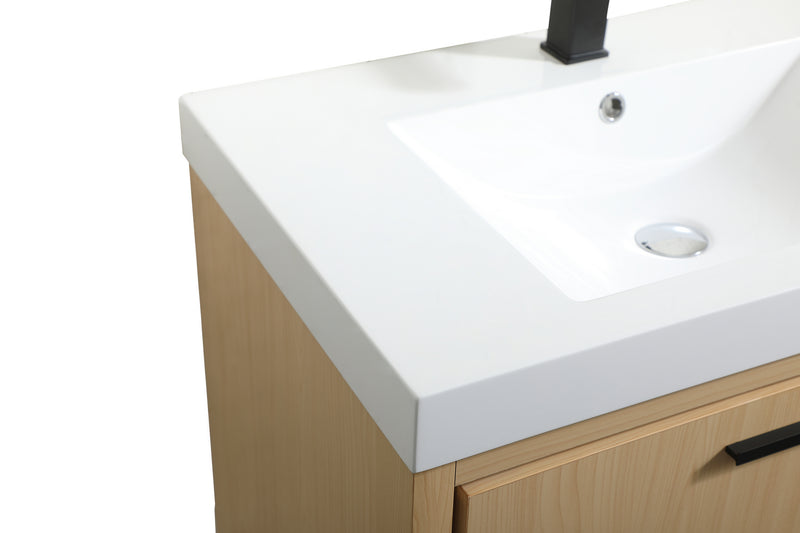 Elegant Lighting VF46030MMP Bathroom Vanity Set, Maple