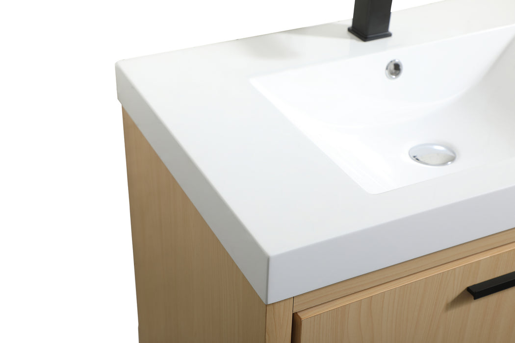 Elegant Lighting VF46030MMP Bathroom Vanity Set, Maple