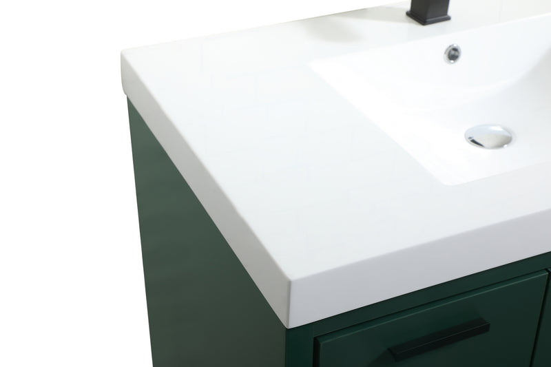 Elegant Lighting VF46036MGN Bathroom Vanity Set, Green