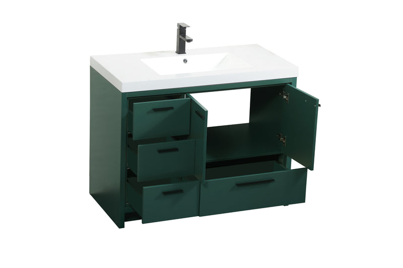 Elegant Lighting VF46042MGN Bathroom Vanity Set, Green