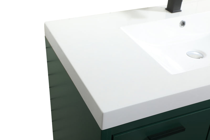 Elegant Lighting VF46042MGN Bathroom Vanity Set, Green