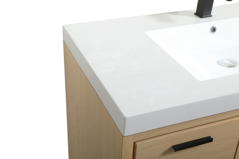 Elegant Lighting VF46042MMP Bathroom Vanity Set, Maple