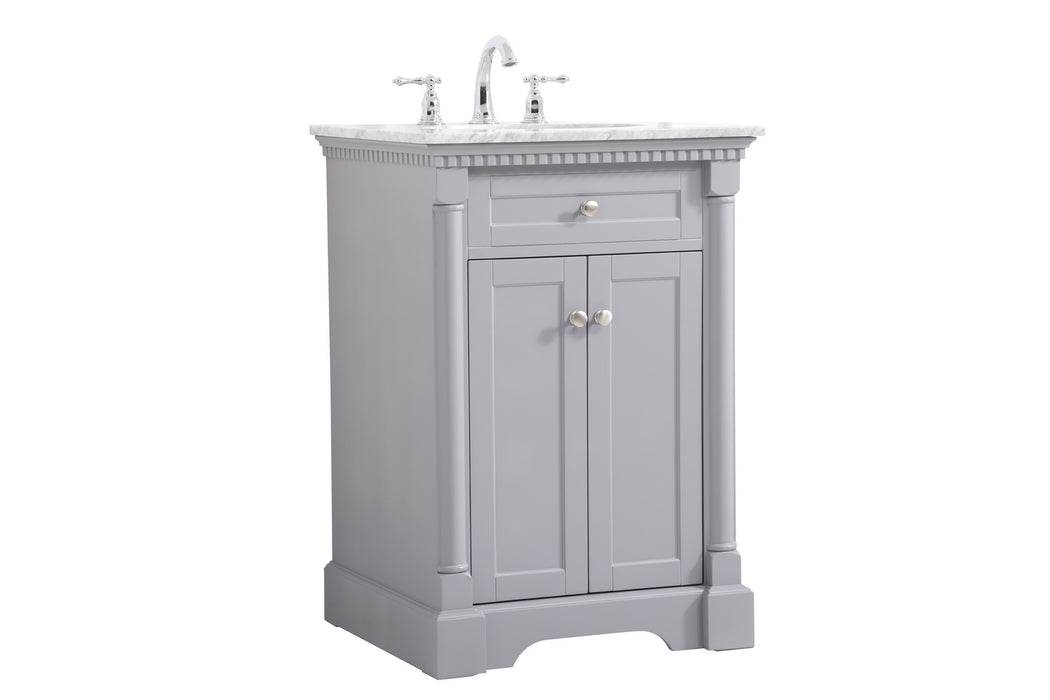 Elegant Lighting VF53024GR Bathroom Vanity Set, Grey