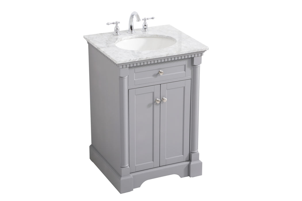 Elegant Lighting VF53024GR Bathroom Vanity Set, Grey