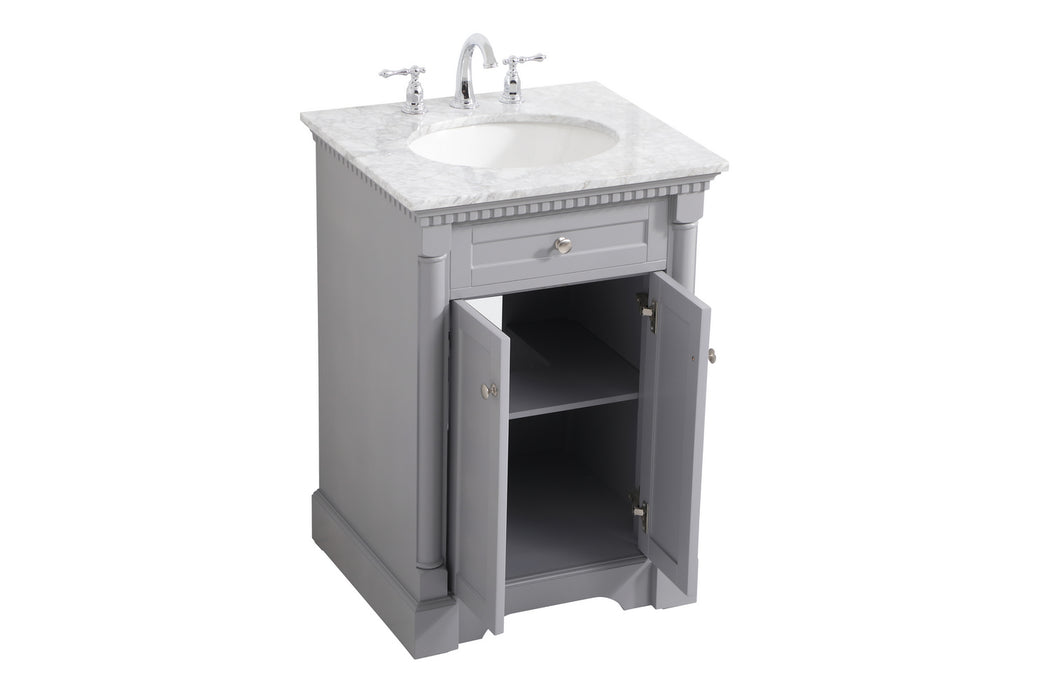 Elegant Lighting VF53024GR Bathroom Vanity Set, Grey