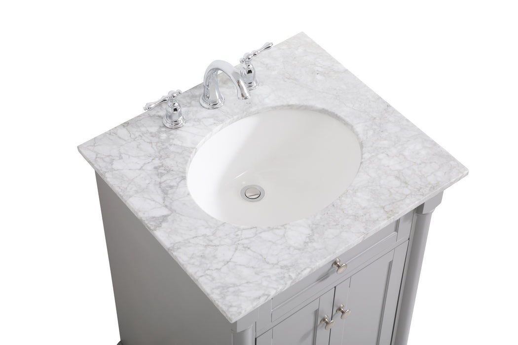 Elegant Lighting VF53024GR Bathroom Vanity Set, Grey