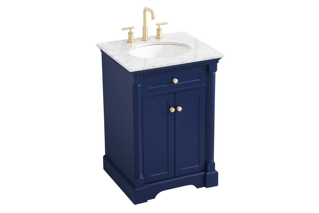 Elegant Lighting VF53024BL Bathroom Vanity Set, Blue