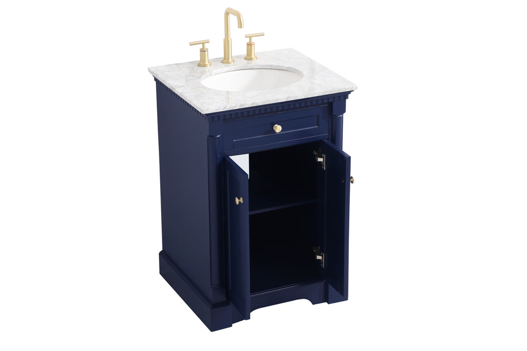 Elegant Lighting VF53024BL Bathroom Vanity Set, Blue