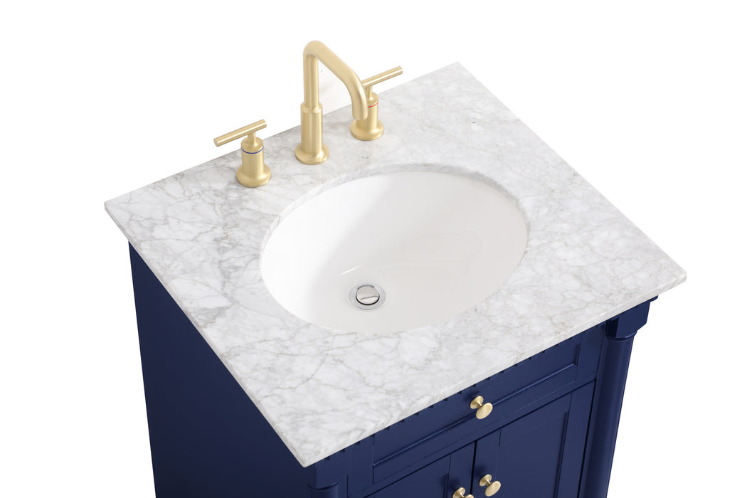 Elegant Lighting VF53024BL Bathroom Vanity Set, Blue