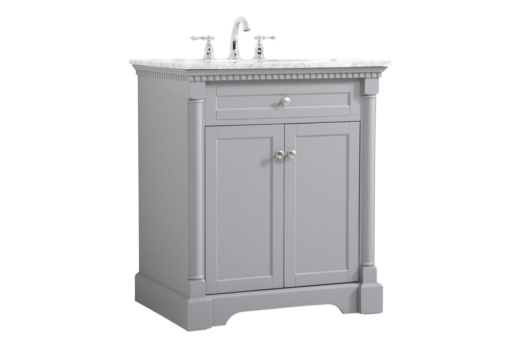 Elegant Lighting VF53030GR Bathroom Vanity Set, Grey