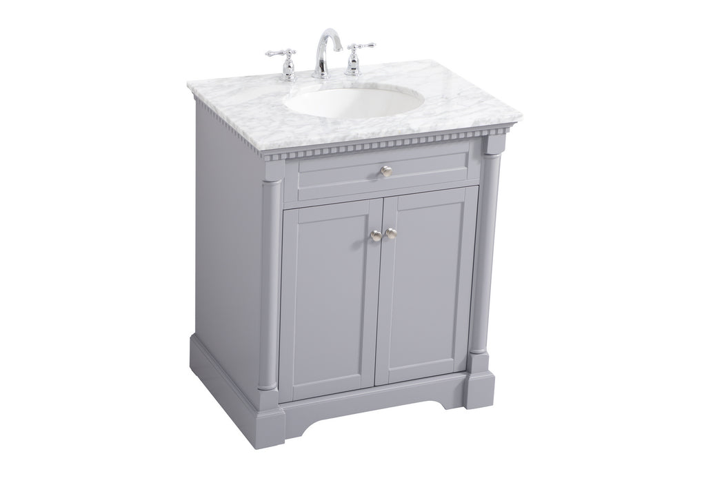 Elegant Lighting VF53030GR Bathroom Vanity Set, Grey