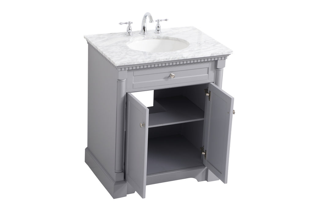 Elegant Lighting VF53030GR Bathroom Vanity Set, Grey