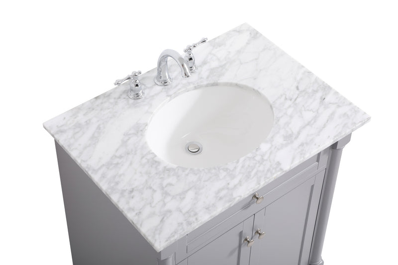 Elegant Lighting VF53030GR Bathroom Vanity Set, Grey