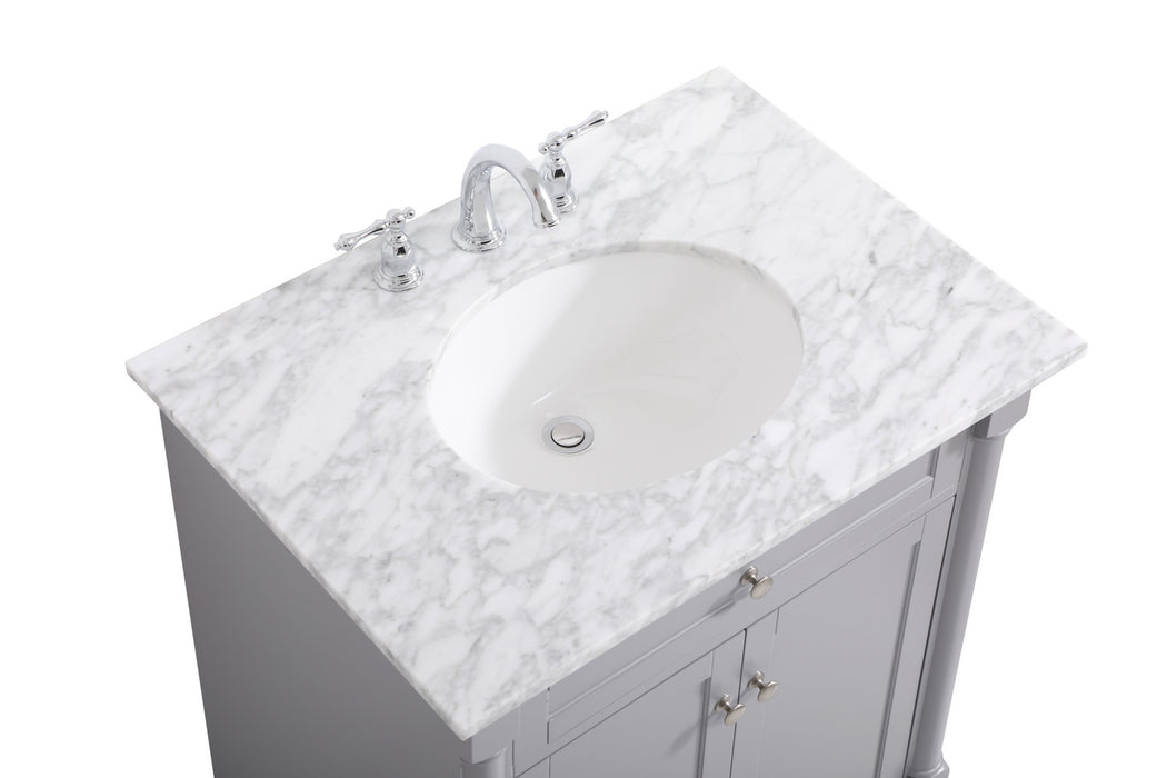 Elegant Lighting VF53030GR Bathroom Vanity Set, Grey
