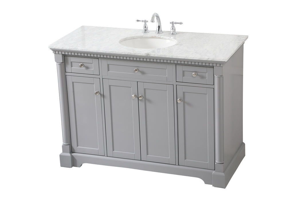 Elegant Lighting VF53048GR Bathroom Vanity Set, Grey